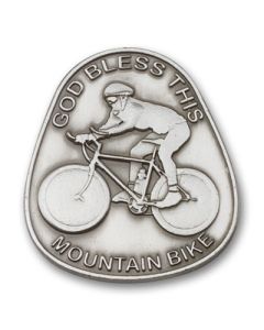 God Bless This Mountain Bike 1089V - 1 5/8 x 1 1/2 Visor Clip