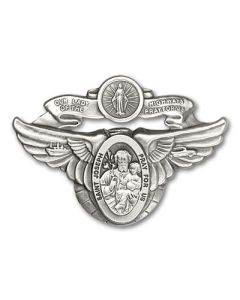 Our Lady of the Highway St Joseph 1091V - 2 x 3 Visor Clip