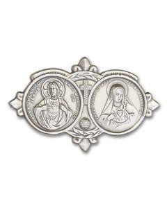 Jesus Mary 1096V - 2 x 3 1/4 Visor Clip