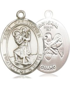 St Christopher National Guard 1176--5 - 3/4 x 1