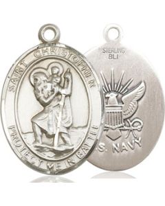 St Christopher Navy 1176--6 - 3/4 x 1