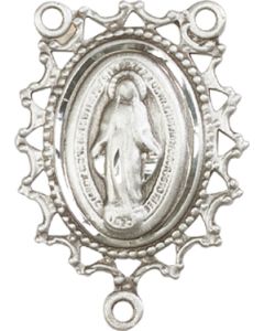 Miraculous 1619CTR - 1 x 3/4 Rosary Center
