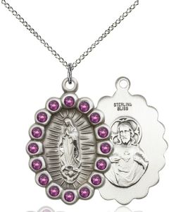 Our Lady of Guadalupe 2009F - 1 x 5/8 Available in 13 Colors