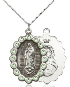 Our Lady of Guadalupe 2010F - 1 1/4 x 7/8 Available in 13 Colors