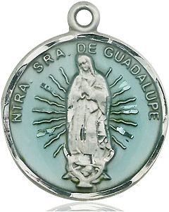 Our Lady of Guadalupe 2075E - 7/8 x 3/4
