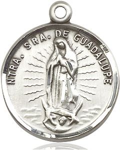 Our Lady of Guadalupe 2075 - 7/8 x 3/4