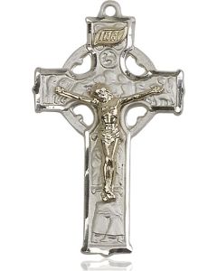 Mens Celtic Crucifix 2460 - 1 1/2 X 7/8