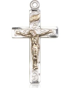 Crucifix 2652 - 1 1/4 x 5/8