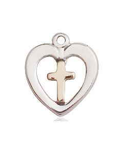 Heart Cross 3147 - 1/2 x 3/8