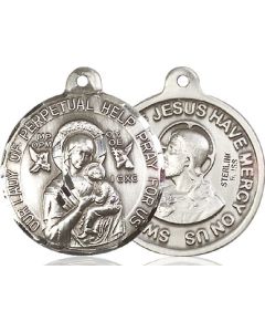 Our Lady Perpetual Help Sacred Heart of Jesus 36-101/117 - 7/8 x 7/8