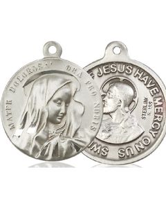 Mater Dolorosa Sacred Heart of Jesus 36-132/117 - 7/8 x 7/8