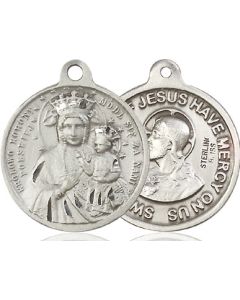 Our Lady of Czestochowa Sacred Heart of Jesus 36-155/117 - 7/8 x 7/8