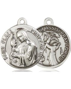 Saint Clare Saint Francis of Assisi 36-171/112 - 7/8 x 7/8