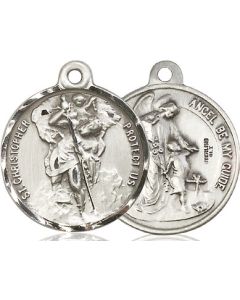 Saint Christopher Guardian Angel 36-179/105 - 7/8 x 7/8