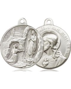 Our Lady of Lourdes Sacred Heart of Jesus 37-116/117 - 1 x 1 1/8