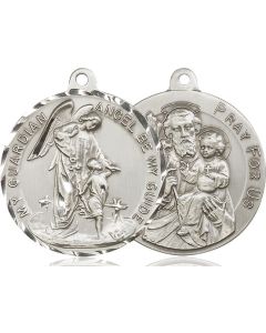 Guardian Angel Saint Joseph 39-105/106 - 1 1/8 x 1 1/4