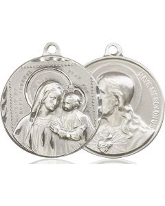 Our Lady of Good Counsel Sacred Heart of Jesus 39-118/117 - 1 1/8 x 1 1/4