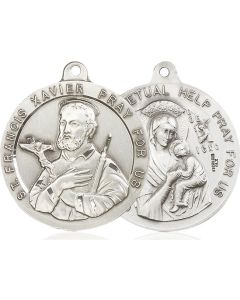 Saint Francis Xavier Our Lady Perpetual Help 39-152/101 - 1 1/8 x 1 1/4