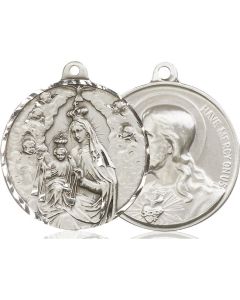 Our Lady of Mount Carmel Sacred Heart of Jesus 39-156/117 - 1 1/8 x 1 1/4
