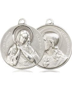 Blessed Virgin Sacred Heart of Jesus 39-164/117 - 1 1/8 x 1 1/4