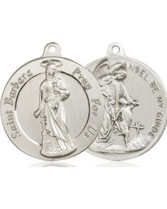 Saint Barbara Guardian Angel 39-165/105 - 1 1/8 x 1 1/4