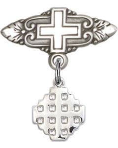 Jerusalem Cross Baby Badge - 4118/0731