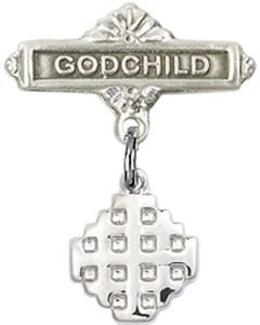 Jerusalem Cross Baby Badge - 4118/0736