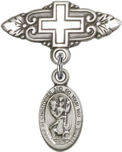 St Christopher Baby Badge - 4121C/0731