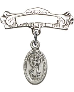 St Christopher Baby Badge - 4121C/0732
