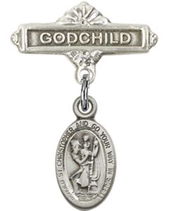 St Christopher Baby Badge - 4121C/0736