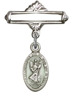 St Christopher Baby Badge - 4121EC/0730