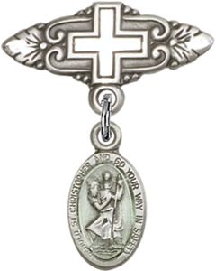 St Christopher Baby Badge - 4121EC/0731
