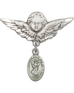 St Christopher Baby Badge - 4121EC/0733