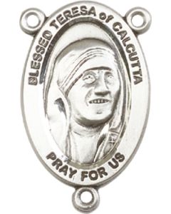 Saint Teresa of Calcutta 4123TCCTR - 7/8 x 1/2 Rosary Center