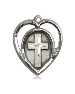 Heart Cross 4132 - 5/8 x 1/2