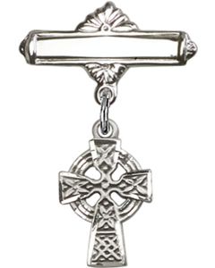 Celtic Cross Baby Badge - 4133/0730
