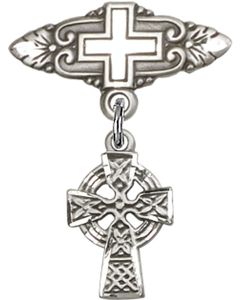 Celtic Cross Baby Badge - 4133/0731