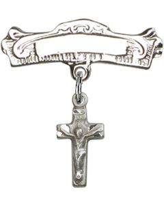 Crucifix Baby Badge - 4134/0732