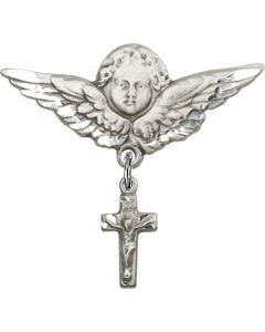Crucifix Baby Badge - 4134/0733