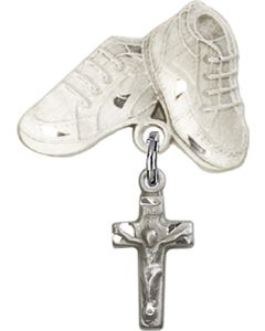 Crucifix Baby Badge - 4134/5923