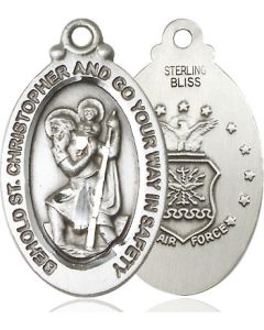 St Christopher Air Force 4145--1 - 1 1/8 x 3/4