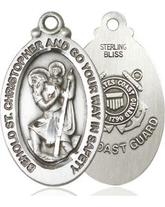 St Christopher Coast Guard 4145--3 - 1 1/8 x 3/4