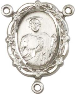 Saint Jude 4146JCTR - 7/8 x 5/8 Rosary Center