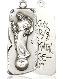 Our Lady of Mental Peace 4162 - 1 3/8 x 1/2