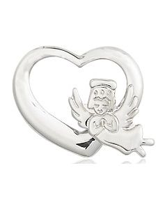 Heart Guardian Angel 4206 - 1/2 x 5/8