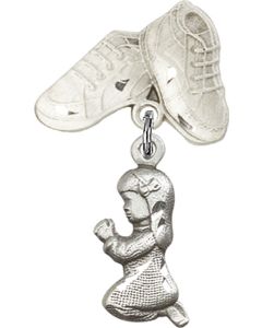 Praying Girl Baby Badge - 4262/5923