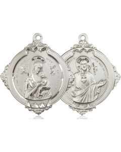 Our Lady Perpetual Help Sacred Heart of Jesus 43-101/117 - 1 5/8 x 1 3/4