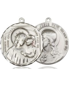 Our Lady of Good Counsel Sacred Heart of Jesus 50-118/117 - 1 1/2 x 1 1/2