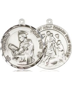 Saint Dominic Holy Rosary 50-135/134 - 1 1/2 x 1 1/2