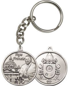 Pope Francis 50-193SRC - 1 1/2 x 1 1/2 KeyChain
